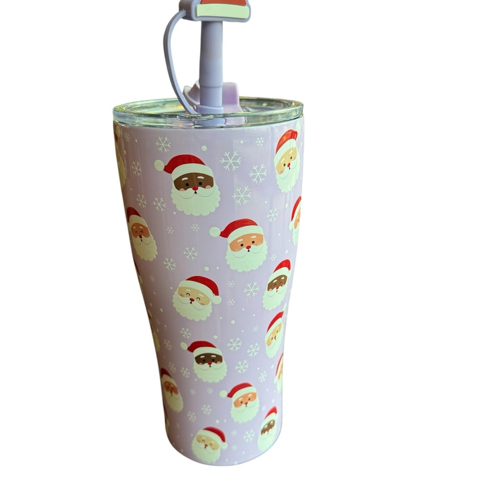Santa Claus Patterned Tumbler